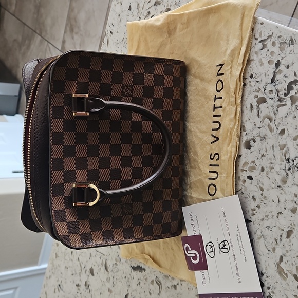 Louis Vuitton TRIANA Damier Ebene in EUC with Dust Bag - Picture 3 of 16